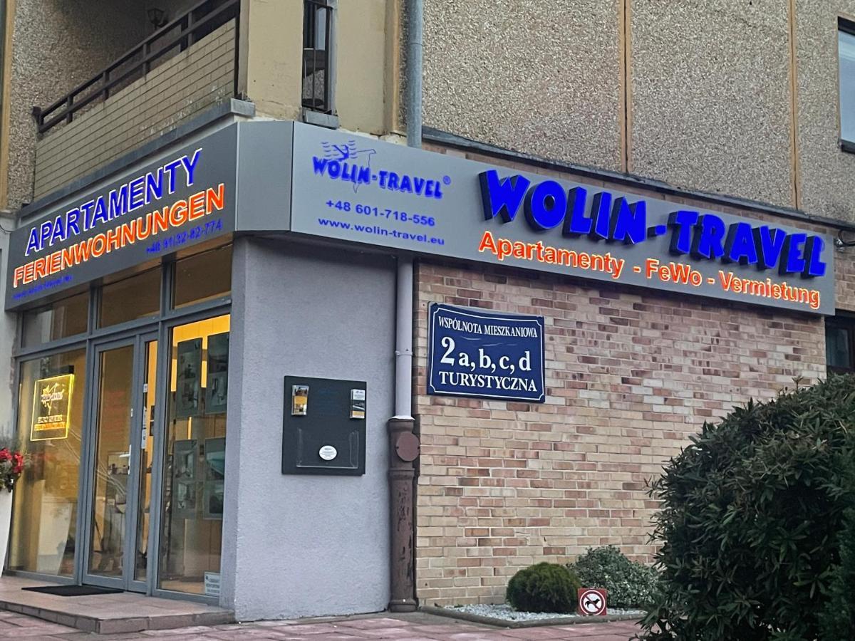Wolin-Travel Apartament Dom Przy Parku Miedzyzdroje Kültér fotó